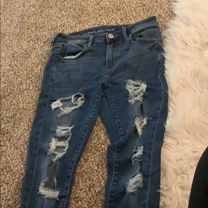 American Eagle Stretch Ripped Pants